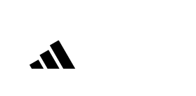 Logo da Adidas que &eacute; composto somente pelas formas geom&eacute;tricas que formam um tri&acirc;ngulo meio vazado na cor preta.
