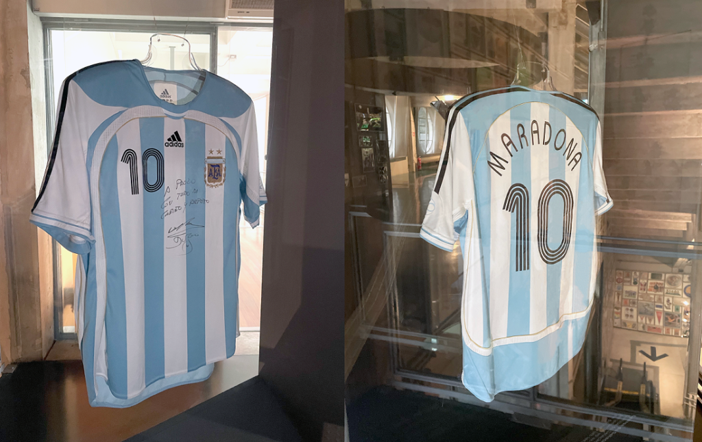 Camisa da Sele&ccedil;&atilde;o Argentina pertencente a Paulo Silas
