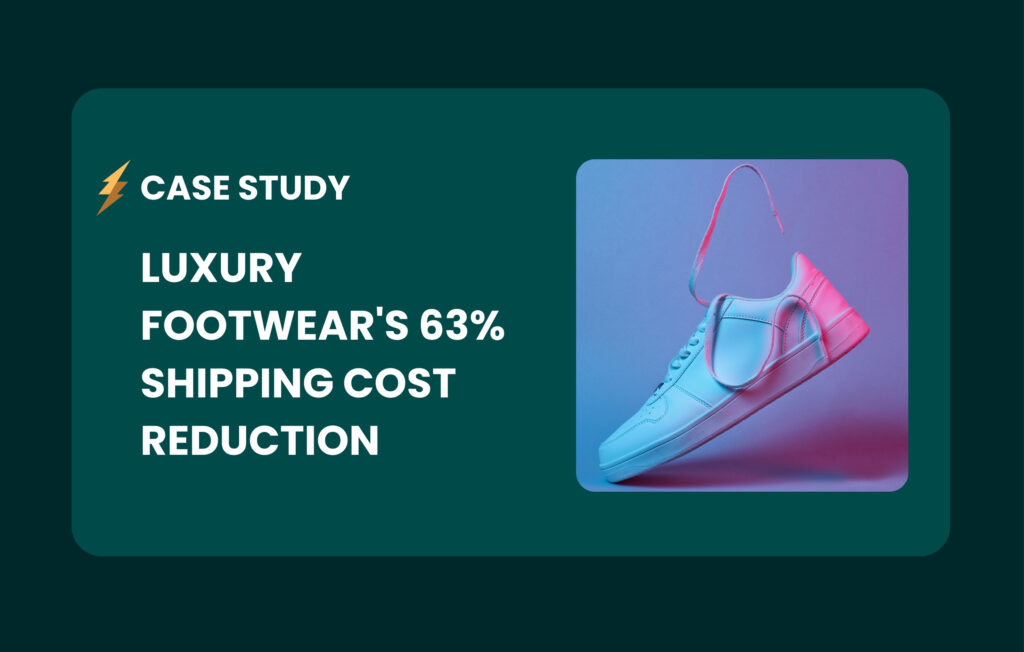 GoBolt Parcel save luxury footwear brand 60% in shipping costs