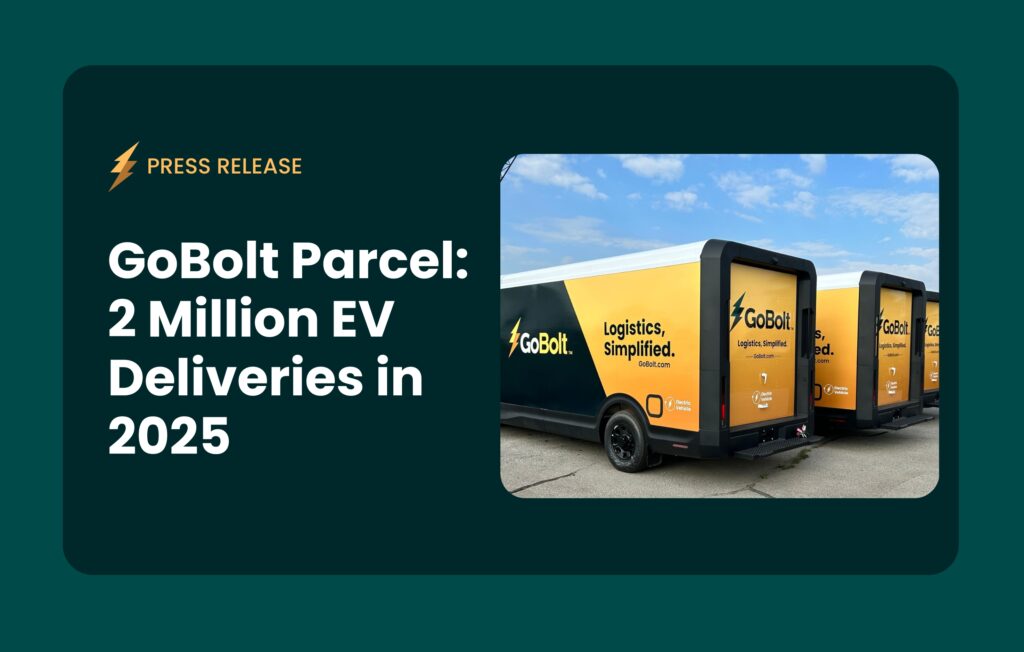 GoBolt delivers 2 million EV parcels in 2025