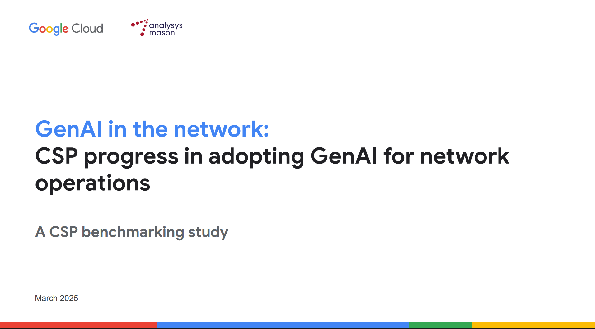 Telco Gen AI in the network