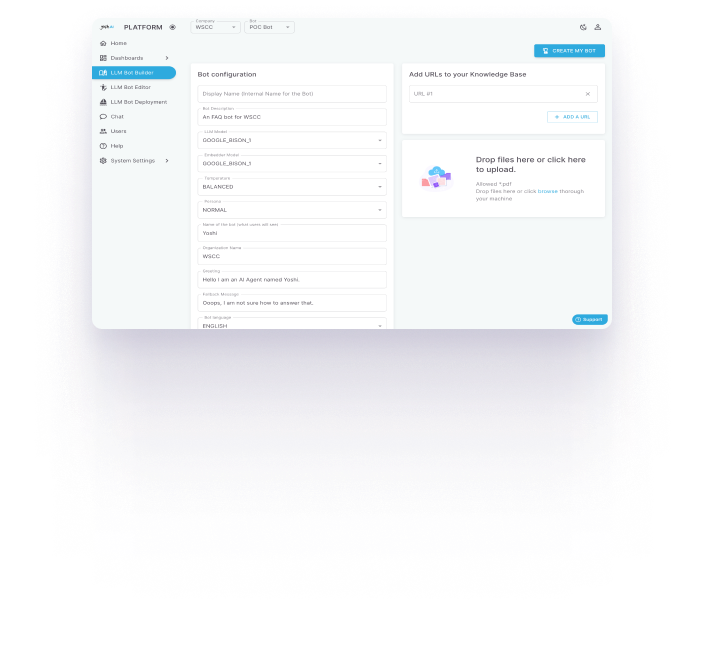 BotGenAIrator Platform