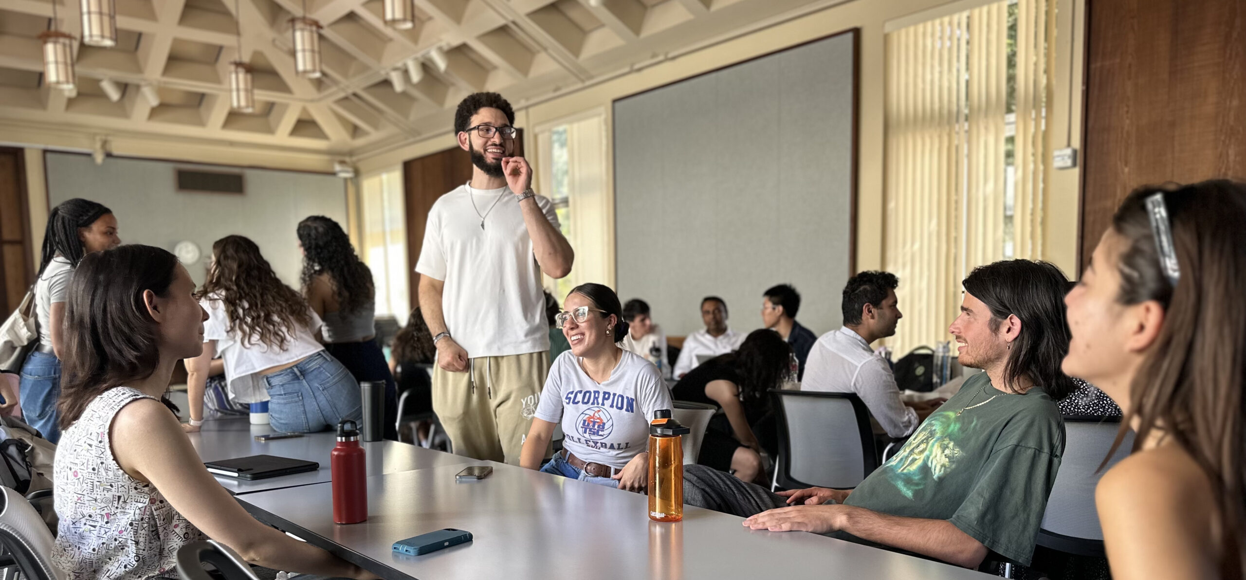 IRAP Students Conversing During Meeting